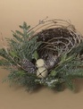 8'' Vine Bird Nest w/ Bells