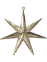 Gold Metal Star of Bethlehem