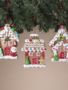 Iced Gingerbread House Ornament (3-Styles)