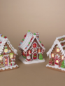 LED Small Gingerbread House (3-Styles)
