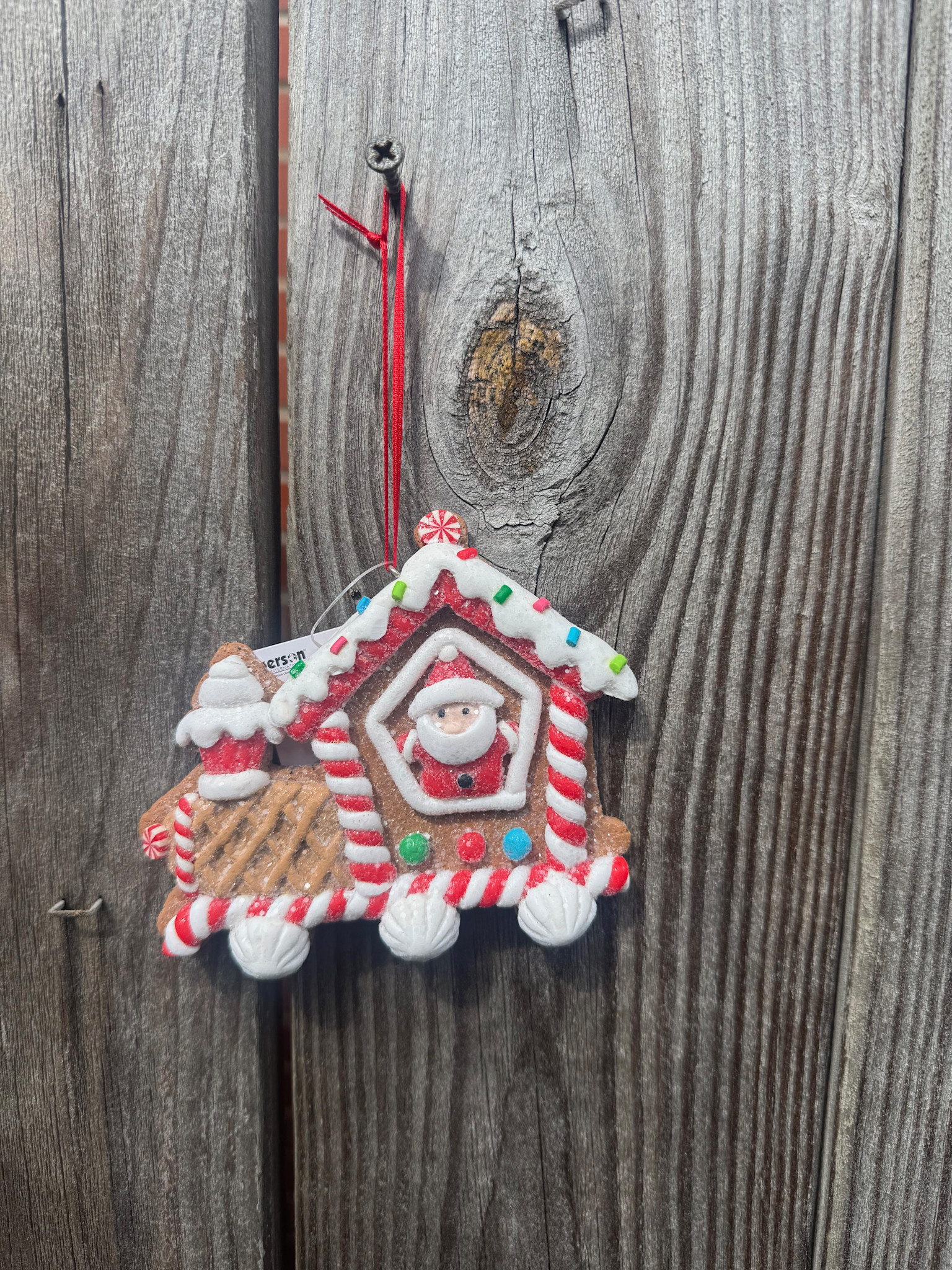 Iced Gingerbread Train Ornament (3-Styles)