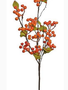 28" Hawthorn Berry Spray Orange