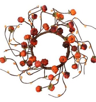 3.5" Mini Pumpkin Candle Ring 3.5" Mini Pumpkin Candle Ring