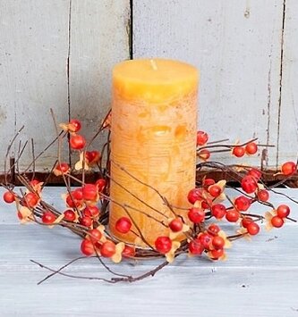 3.5" Twig Bittersweet Candle Ring