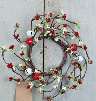 Jingle Bell Berry Candle Ring