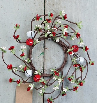Jingle Bell Berry Candle Ring