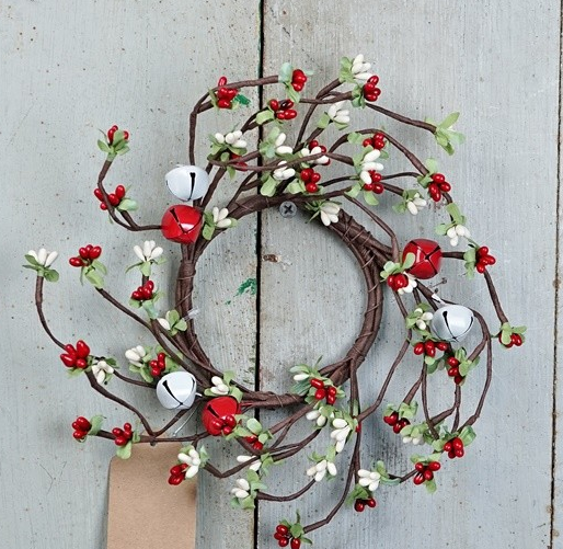 Jingle Bell Berry Candle Ring