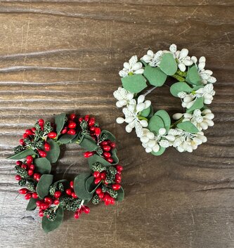 Mini Berry Taper Candle Ring (3-Colors)