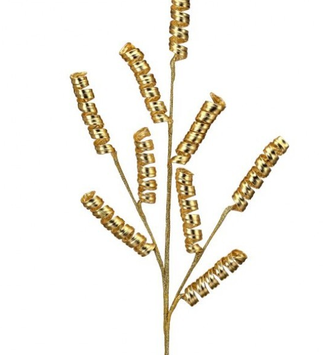 Gold Curly Spray