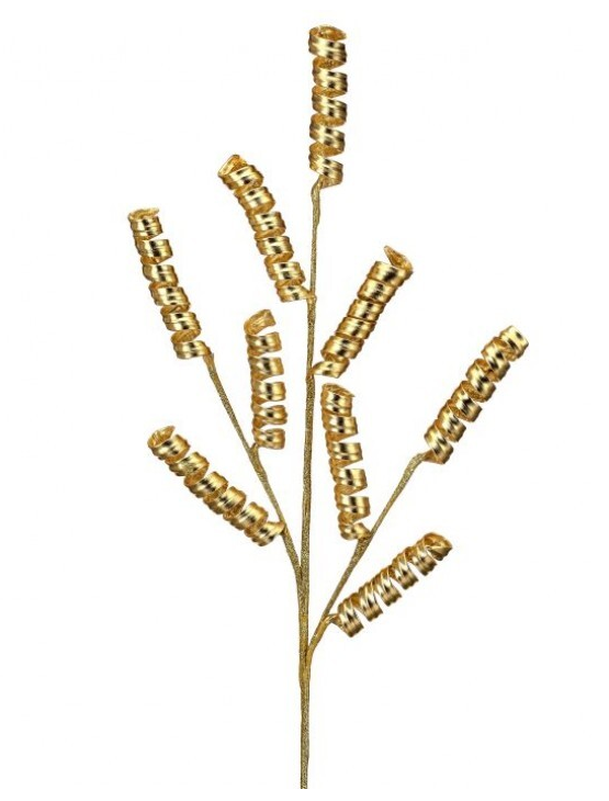 Gold Curly Spray