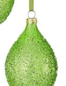 Beaded Glass Glitter Ornament