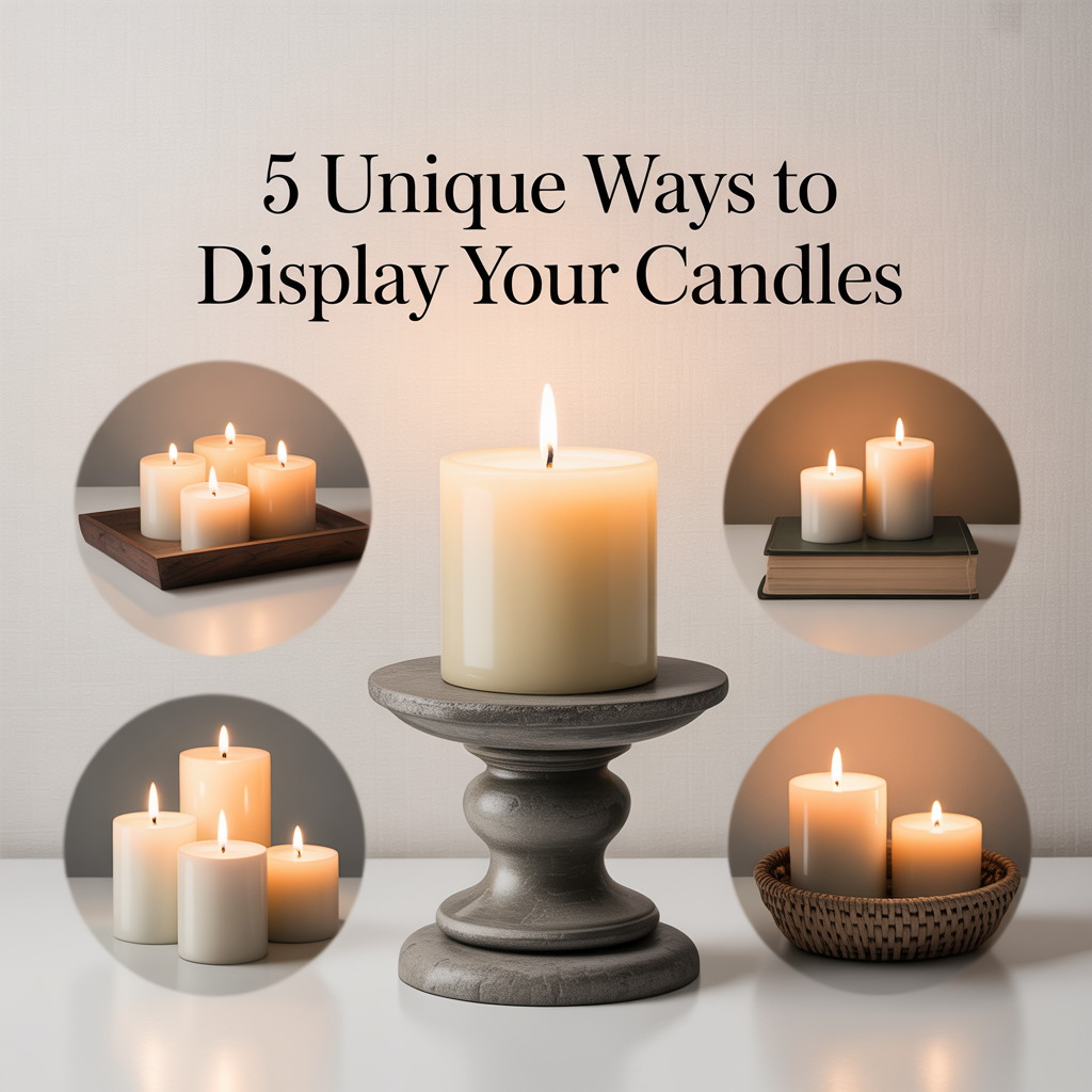 5 Unique Ways to Display Your Candles