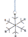 Mini Rhinestone Snowflake Ornament