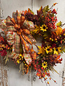 Custom Harvest Splendor Wreath
