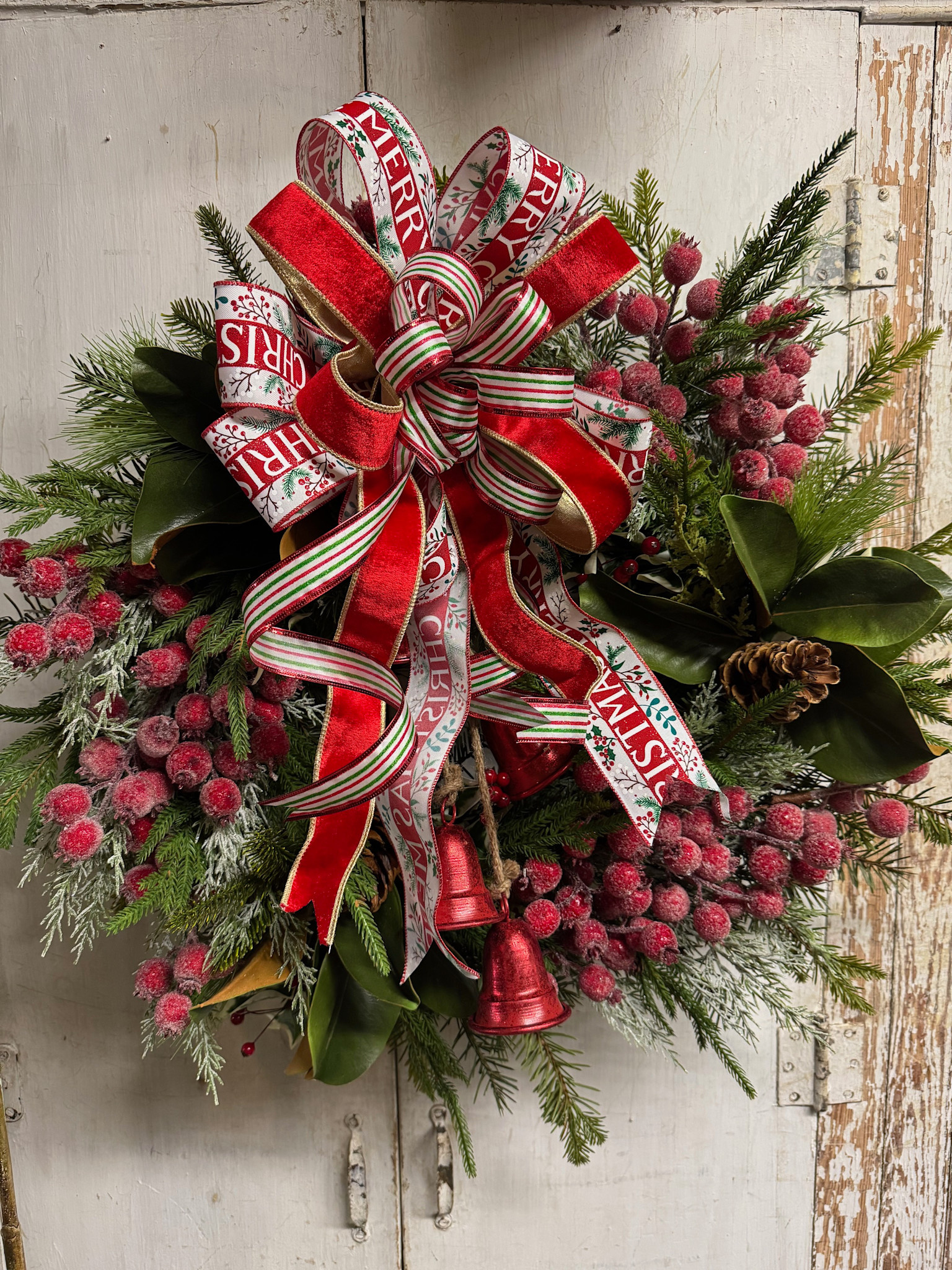 Custom Ring the Bells Wreath
