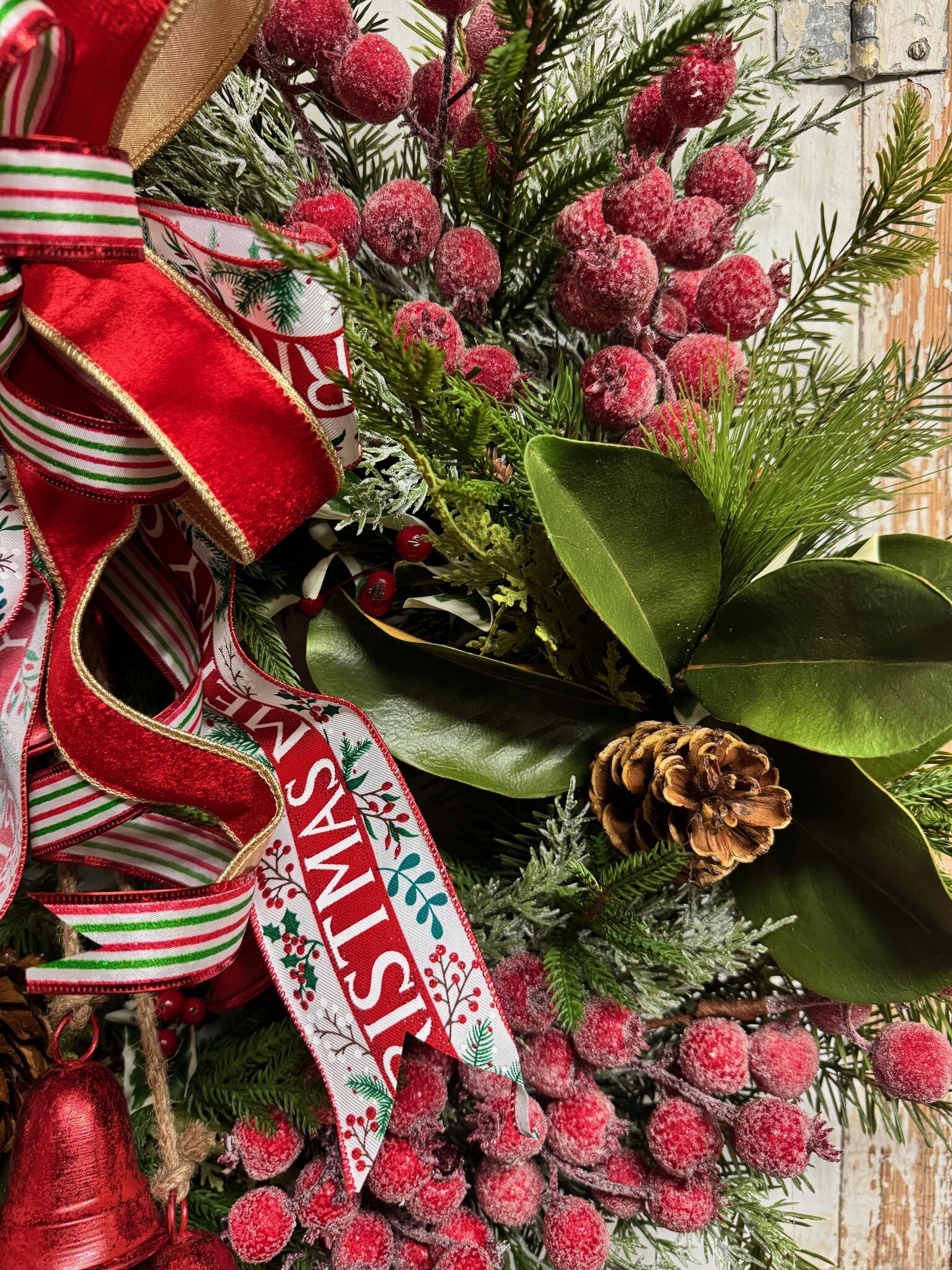 Custom Ring the Bells Wreath