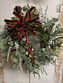 Custom Iced Winter Elegance Wreath