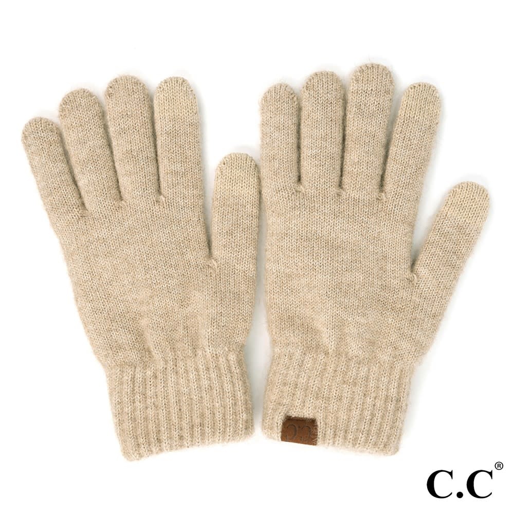 Heather Knit Smart Touch  Gloves (2-Colors)
