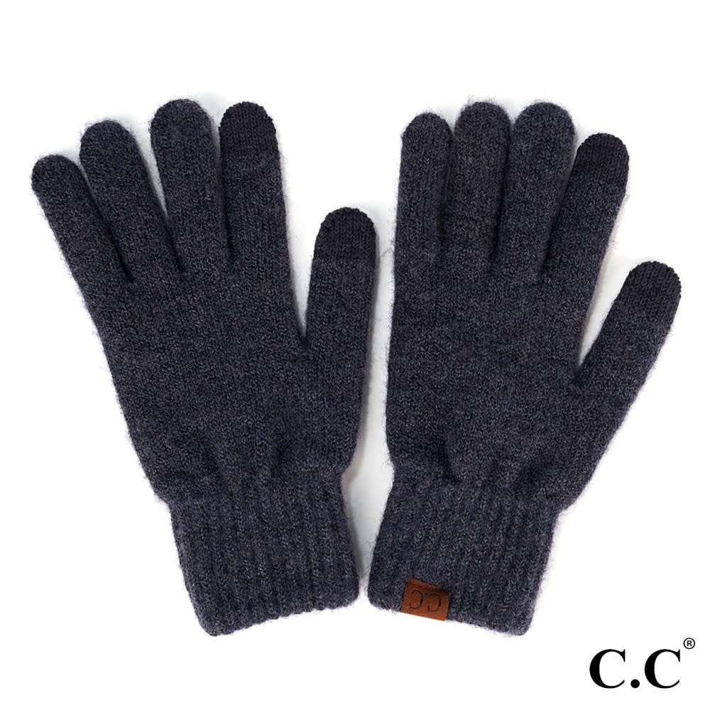 Heather Knit Smart Touch  Gloves (2-Colors)