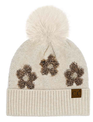 Daisy Beanie w/ Pom Pom (2-Colors)