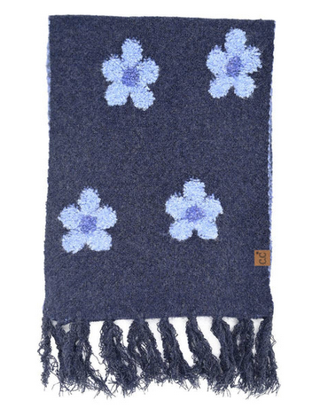 Daisy Patterned Scarf (2-Colors)