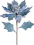 Elegant Pearl Blue Poinsettia