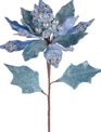 Elegant Pearl Blue Poinsettia