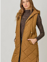 Mystree Long Quilted Puffer Vest By: Mystree (2-Colors) Mystree Long Quilted Puffer Vest By: Mystree (2-Colors)