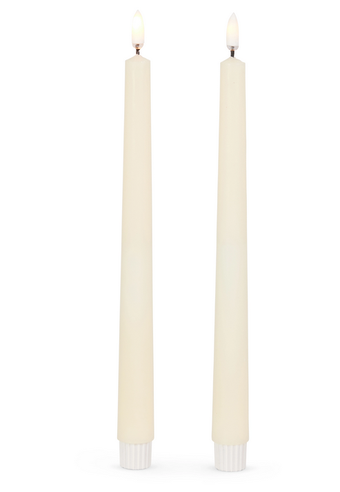 Set of 2 Luminescent Taper Candles Set of 2 Luminescent Taper Candles