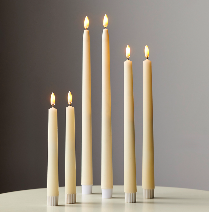 Set of 2 Luminescent Taper Candles Set of 2 Luminescent Taper Candles