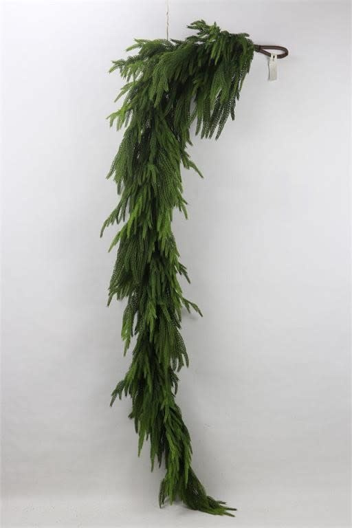 6-ft Deluxe Real Touch Norfolk Pine Garland 6-ft Deluxe Real Touch Norfolk Pine Garland