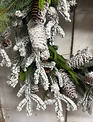 Custom Snowy Pine Wreath