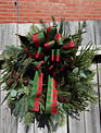 Custom Evergreen Mountain Wreath w/ Bow