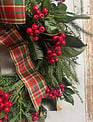 Custom Mixed Evergreen Berry Wreath