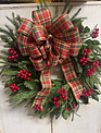Custom Mixed Evergreen Berry Wreath