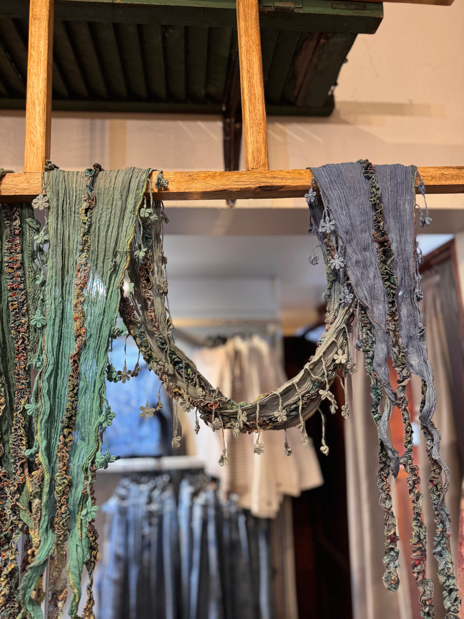 Handmade Trailing Wildflower Scarf By: Monkey Mango