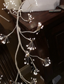 70" LED White Starburst Twig Garland