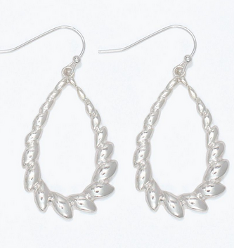 Silver Teardrop Earrings