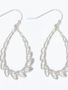Silver Teardrop Earrings
