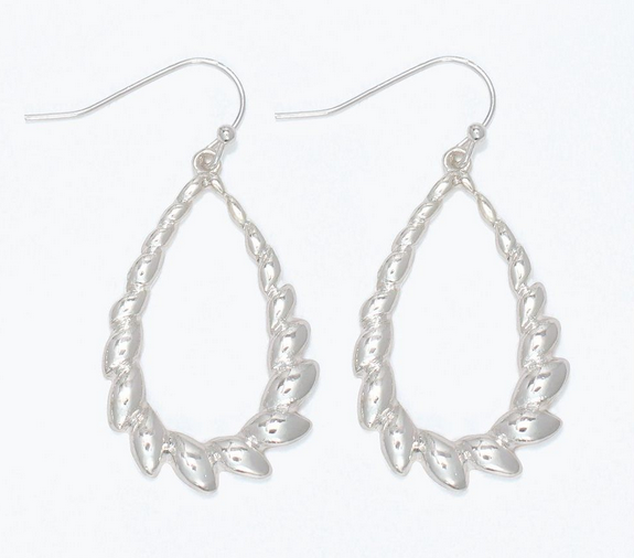 Silver Teardrop Earrings