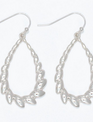 Silver Teardrop Earrings