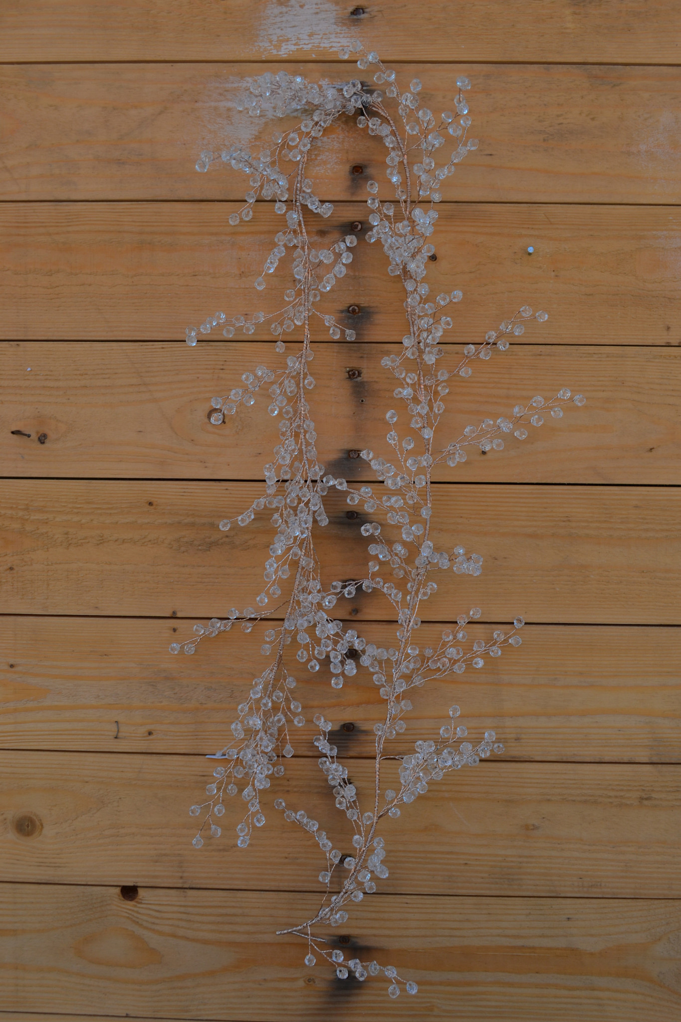 4ft Crystal Garland with Copper Wire