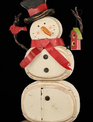Distressed Snowman w/ Birdhouse