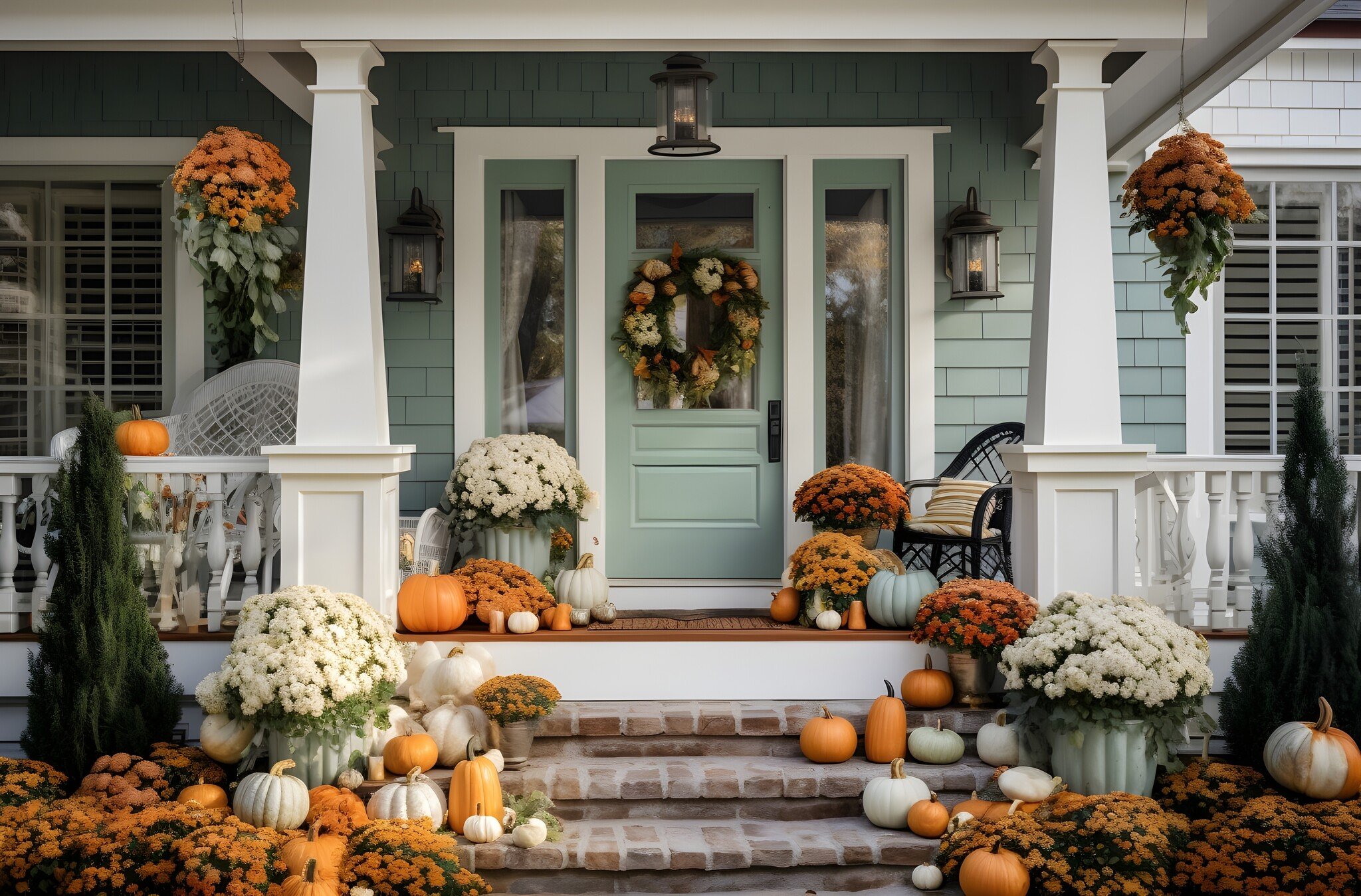 7 No-Carve Pumpkin Ideas That Instantly Upgrade Your Porch Décor