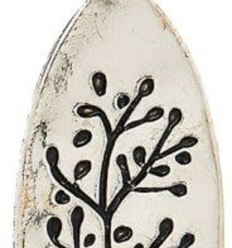 Lonely Tree Oval Earrings