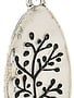 Lonely Tree Oval Earrings