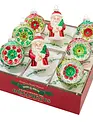 Set of 8 Christopher Radko Vintage Ornaments