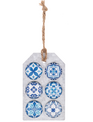 Set of 6 Blue Tile Magnets