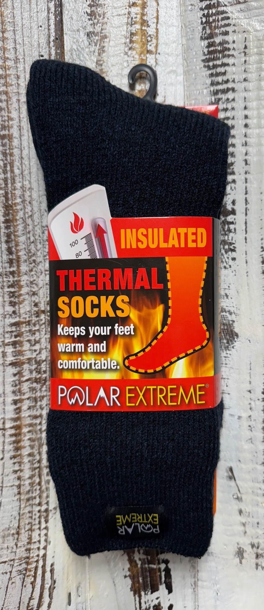 Polar Extreme Heat Men's Marl Heavy Brushed Sock 50 % OFF