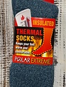Polar Extreme Heat Men's Marl Heavy Brushed Sock 50 % OFF